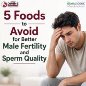 5 Foods to Avoid for Better Male Fertility and Sperm Quality – concerned man thinking about fertility health
